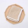 Tassel Fringe Trim Baby Gauze Quilt Muslin Cotton Newborn Toddler Infant Baby Boy/Girl Blanket with Tassel Ruffle Swaddles