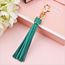 Tassel Keychain Women Cute Tassel Keychain Accessories Pu Leather Car Bag Gold Key Ring Fringe Jewelry Friends Xmas Gift