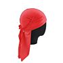 Women Men Plain Polyester Du Rags Turban Bigger and Thicker Plain Solid Velvet Durag Durags for Men