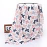 100% Cotton Muslin Swaddle Blanket Tassel 120*110 Cm Wrap Towel for Baby