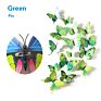 12Pcs One Pack 10 Colors Pvc Butterflies 3D Wall Sticker Home Decorations Refrigerator Decoration Wall Sticker Butterfly