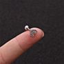 1 Pcs Piercing Earrings for Women Jewelry Broncos Heart Moon Star Stud Earrings Initial Ear Cartilage Earrings
