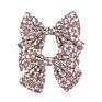 2Pcs/Pair 24 Colors Vintage Linen Fabric Bow Hair Clip Korean Headwear Ponytail Clip Simple Fabric Girl Hair Bows