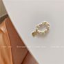 34 Models Vintage Handmade Irregular Geometric Adjustable Stacking Freshwater Baroque Pearl Beaded Heart Elastic Ring Women Girl