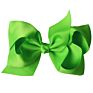 Big 6" Hair_Bows Clips Solid Color Grosgrain Ribbon Larger Hair Bows Alligator Clips Hair Accessories for Baby Girls Infants