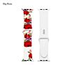 Boorui Silicone Print Patterns Watch Bands for Apple Watch Band Designer Straps for Apple Watch Series 7 6 5 4 3 2 1 /