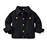 Children Baby Toddler Little Boys Girls Outwear Jean Denim Coats Kids Denim Jacket for Kids