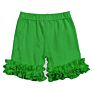 Children Clothes No Moq and Rts Cotton Baby Girl Clothes Icing Ruffle Shorts Stock Solid Color Kids Girls Shorts