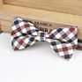 Classical Men's Bow Tie Plaid Striped Flexible Bowtie Smooth Necktie Soft Matte Butterfly Decorative Pattern Color Ties