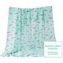 Customised White Designers Comfort Warm Quilt 4 Pack Bamboo Organic Cotton Baby Muslin Wrap Swaddle Blankets