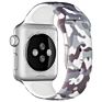 Customized Tie Dye Printed Smart Rubber Strap Flower Stripe Leopard Print Silicone Watch Band Strap for Apple Iwatch Se 6