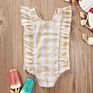 Leopard Baby One-Piece Swimsuit Bathing Kids Girls Tankini Swimwear