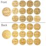 En71 13 Pieces Baby Monthly Milestone Wooden Cards Baby Registry & Shower Gifts Newborn Photography Props Double Sided