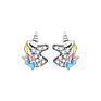 European and America Sell Children's Accessories Unicorn Cat Love-Heart Rainbow Earrings