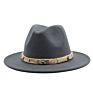 Fedora Hats for Women Cowboy Hat Felt Western Ladies Stageholidsy Party Wide Brim Jazz Cap Sombreros Para Mujeres Gorra