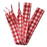 Flat Plaid Cotton Shoelaces Female 2.5 Cm Wide Ribbon Shoe Lace for Boot Sneaker 120 Cm