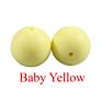 Food Grade Letter Baby Teether Teething Kids Bracelets Chew Silicone Beads 12Mm