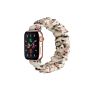 Girly Scrunchies Watch Bands for Apple Watch 38Mm 42Mm 40Mm 44Mm Leopard Flowers Printed Fabric Elastic Strap for Iwatch 7 6 Se