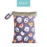 Happyflute Polyester Layer Baby Waterproof Zipper Wet Bag Diaper Bag with Handle