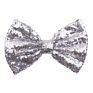 Larger 7" Messy Sequins Children Hair Bow without Clip Diy Hair Accessories for Girl Glitter Bow for Headband