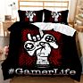 Luxury 3D Creative Game Machine Printing Bed Sheet Comforter Kids Bedding Set for the Boy Single 3 Pieces Cartoon 1Set