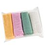 Muslin Blanket Happyflute 4Pcs/Pack Muslin Baby Bibs Cotton 2 Layer Burp Cloth Cute Scarf 60*60Cm