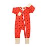 Newborn Cotton Print Long Sleeve Zipper Style Baby Kids Stripe Cheetah Leaf Print Autumn Zip up Bodysuits Sleeper Romper