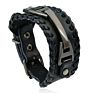 Punk Retro Ethnic Style Handmade Leather Bracelet Personality Wild Cowhide Punk Rock Style Bracelet