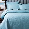 Quilts Bedding Bedspreads Customized Logo Luxury Embroidery Bedspreads Sets Colcha 100% Cotton Home Goods Cotton Bedspread