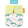 Rainbow Print Cloth Diaper Fabric Manufacturers Baby Infant Reusable Washable Changing Nappy Happyflute