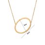 Shangjie Kalung Stylish Long Gold Plated Necklace Hip Hop Large Letter Necklace Stainless Steel Initial Necklace