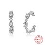 Star Ear Cuff Non Pierced Micro Pave Cz Zircon Small Sized Girl Clip Earring for Women 925 Sterling Silver Jewelry