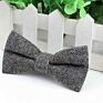 Style Plaid Children Bowtie Wool Bowties Baby Kid Kids Classical Pet Striped Butterfly Bow Tie Solid Color Ties