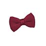 Super Adult Red Solid Color Yellow Stripe Knitted Bow Ties for Men