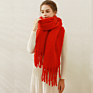 Thick Poncho Shawl Knitted Pashmina Blanket Plain Scarves Ladies Cashmere Wool Scarfs Women and Men