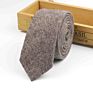 Tie Vintage Wool Ties Men's Thick Necktie Striped Solid Viscose Cravate