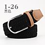 Unisex Multiple Option Stretch Belt Braided Elastic Stretch Fabric Belt Casual Weave Canvas Woven Belt