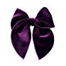 Velvet Fable Bow Hair Clips Baby Girls Women Large Sailor Head Bows Accessories Hair Grips for Kids Christmas Hair Bow Barrettes