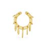 Women Pearl Ear Cuff Earring Bohemian Natural Freshwater Circle Small Clip on Earring No Piercing Fake Cartilage Earring
