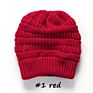 Women Style Design Acrylic Multifunction Messy Bun Ponytail Beanie Hat with Hole