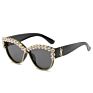 Yiding Squared Uv 400 Protection Rhinestone Oversized Shades Diamond Sunglasses Women Sun Glasses Shades with Rhinestones