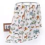 100% Cotton Muslin Swaddle Blanket Tassel 120*110 Cm Wrap Towel for Baby