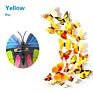 12Pcs One Pack 10 Colors Pvc Butterflies 3D Wall Sticker Home Decorations Refrigerator Decoration Wall Sticker Butterfly