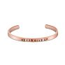 316L Stainless Steel Cuff Bracelet Personalized Engraved Bangle for Men/Women