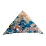 3.7 Inch 9.5Cm Luxury Women Large Tortoise French Metal Accessories Jaw Clamp Heart Celluloid Acetate Triangle Hair Claw Clip