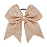 8 Inch Girls Cheerleading Hair Bow Elastic Sequin Grosgrain Ribbon Hair Bands Kids Children Hairwear Women Hair Accessories