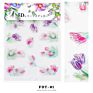 Arrivals Korea Nail Art Embossed Adhesive Non-Toxic Decorative Flower 3D Nail Sticker