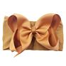 Baby 6 Inch Grosgrain Ribbon Big Bow Hair Band Soft Elastic Nylon Headband Baby Turban for Kids Headwrap Baby Hair Accessories