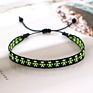 Boho Jewelry Braided Bracelet for Women Hand Weave Bracelets Bohemian Pattern Friends Vintage Textile Pulseras Mujer