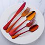Buygo 4 Pcs 1010 Cutlery Gift Set Fork Knife Spoon Restaurant Party Tableware Eating Utensils Black Flatware Silverware Set
